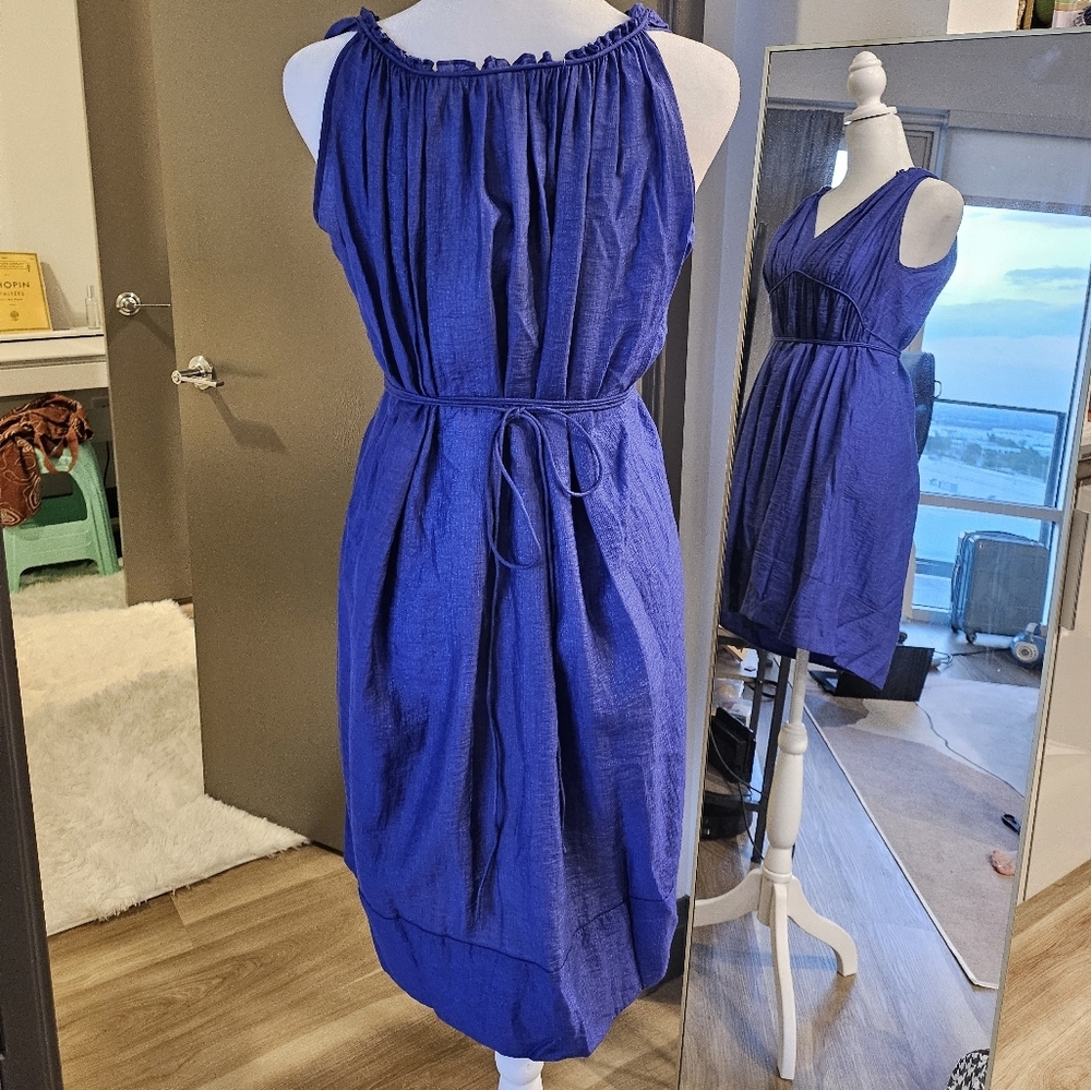 Aritzia Elegant Blue Sleeveless Dress Size S - Picture 2 of 4